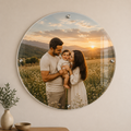 Custom Round Acrylic Portrait Printing
